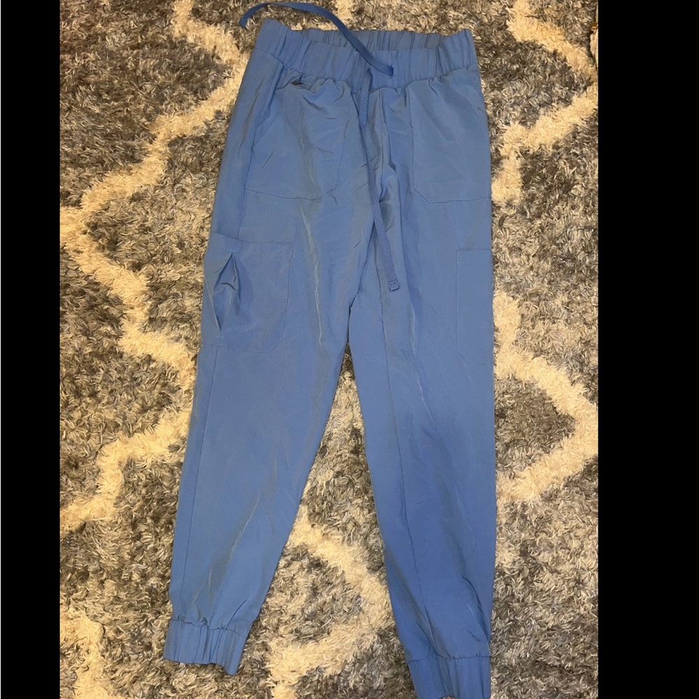 Blue Scrub Joggers Size S